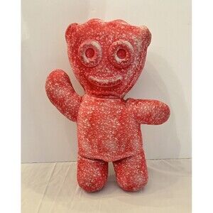 Sour Patch x It's Sugar by Iscream Pink Gummy Candy Plush Stuffed Toy 16in P11
